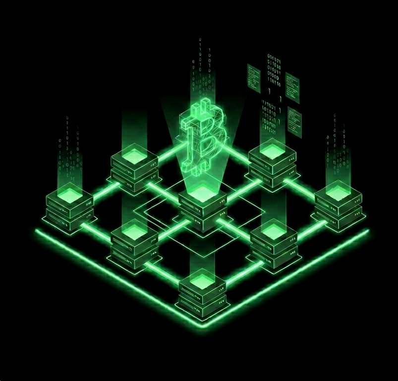 Servidor de Criptomonedas Hacker Neón