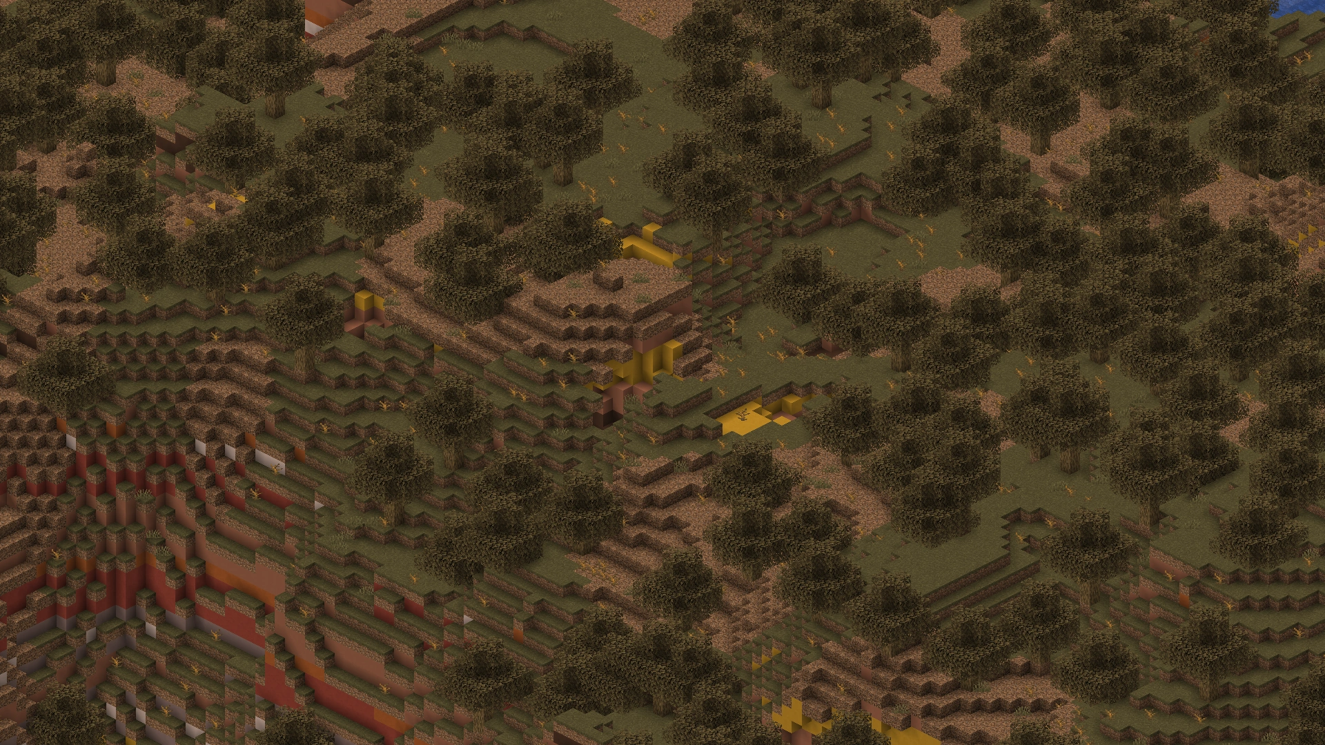 Meseta de Badlands enselvado